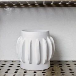 Vase Brut Archi II C - Blanc