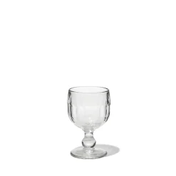 Verre à pied en verre pressé - Coteau