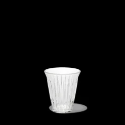 Verre à thé en verre pressé - Zinc