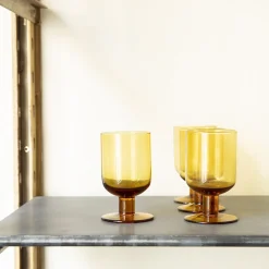 Verre à vin Bloom - Ambré