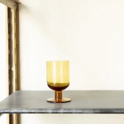 Verre à vin Bloom - Ambré