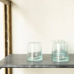 Verre conique en verre soufflé