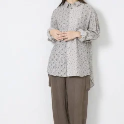 Vlas Blomme - Chemisier Arabesque - beige