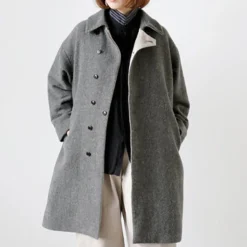Vlas Blomme - Manteau doux - Gris