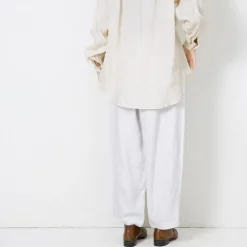Vlas Blomme - Pantalon fuselé - Blanc