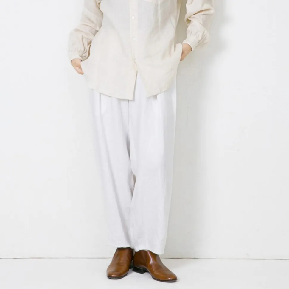 Vlas Blomme - Pantalon fuselé - Blanc