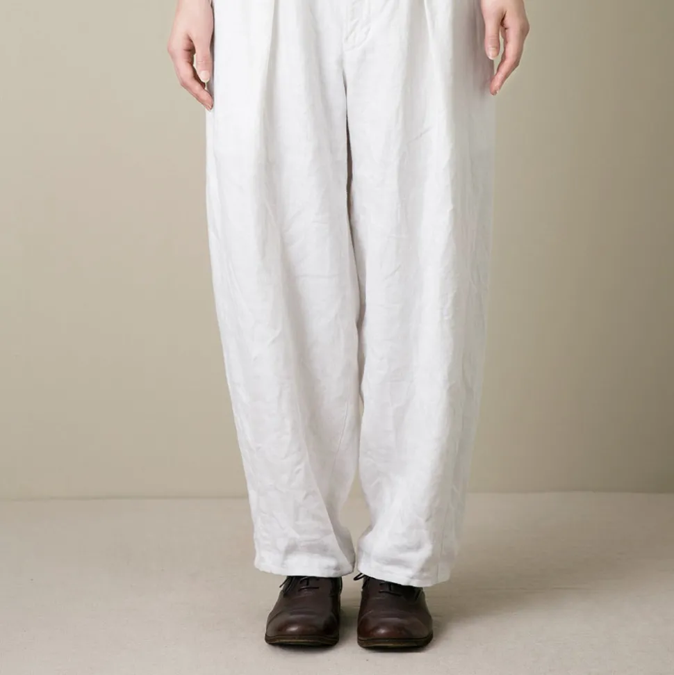 Vlas Blomme - Pantalon fuselé - Blanc