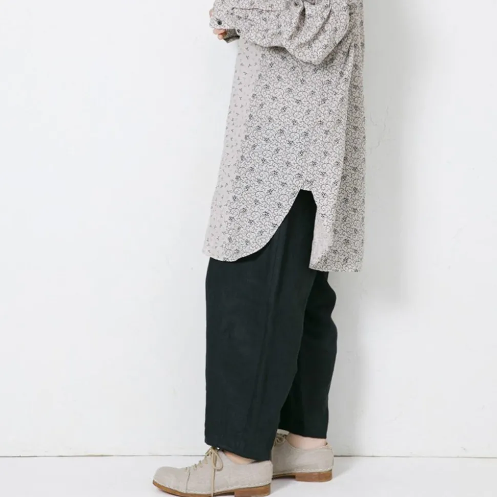 Vlas Blomme - Pantalon fuselé - Noir