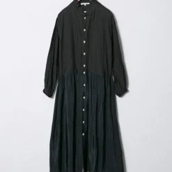 Vlas Blomme - Robe vintage - Noir