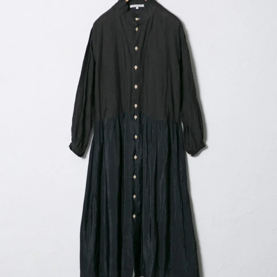 Vlas Blomme - Robe vintage - Noir