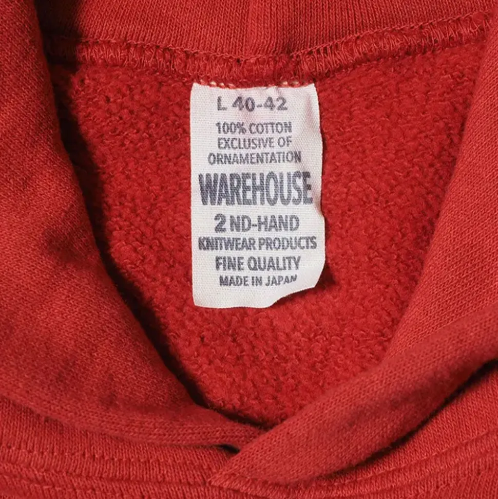 Warehouse & Co - Sweat à capuche uni 462 - Rouge