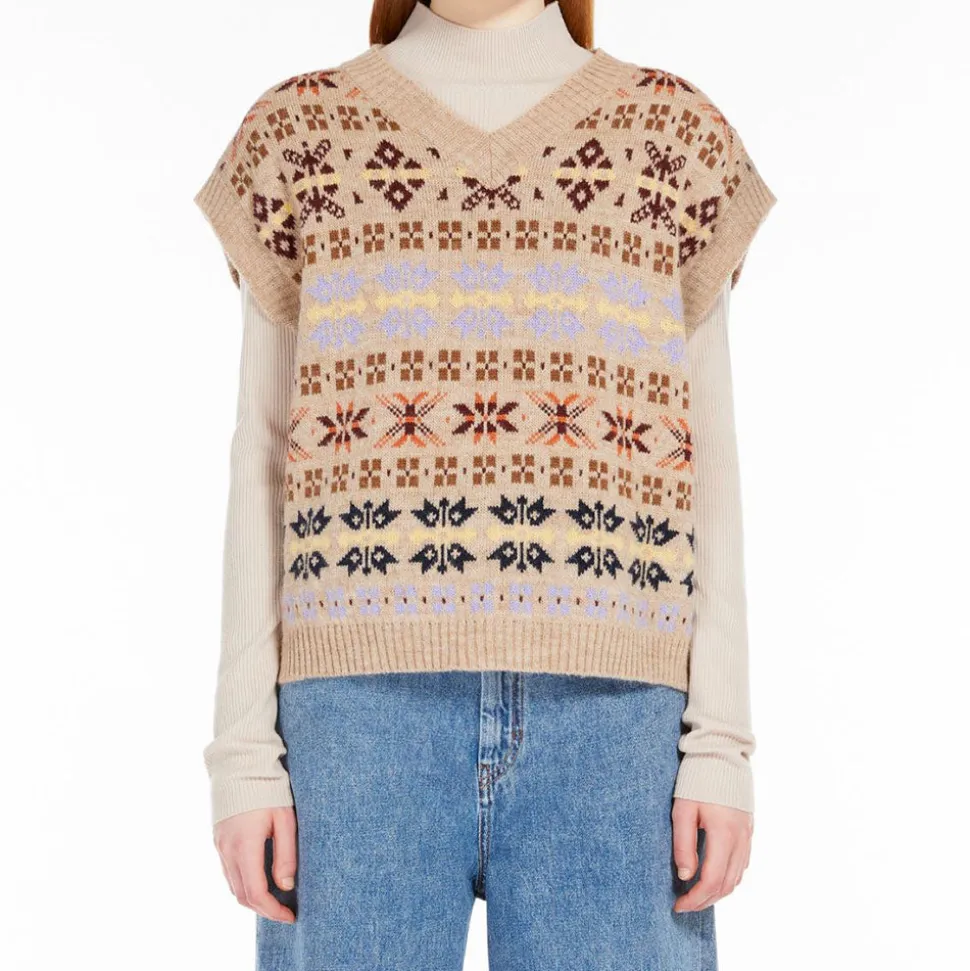 Weekend Max Mara - Gilet Valvola - Chameau