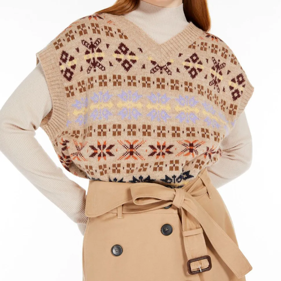 Weekend Max Mara - Gilet Valvola - Chameau