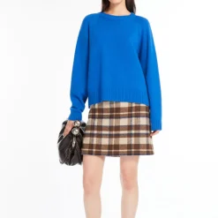 Weekend Max Mara - Pull Gabbia - Bleu