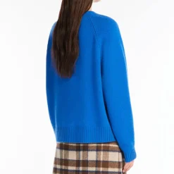 Weekend Max Mara - Pull Gabbia - Bleu
