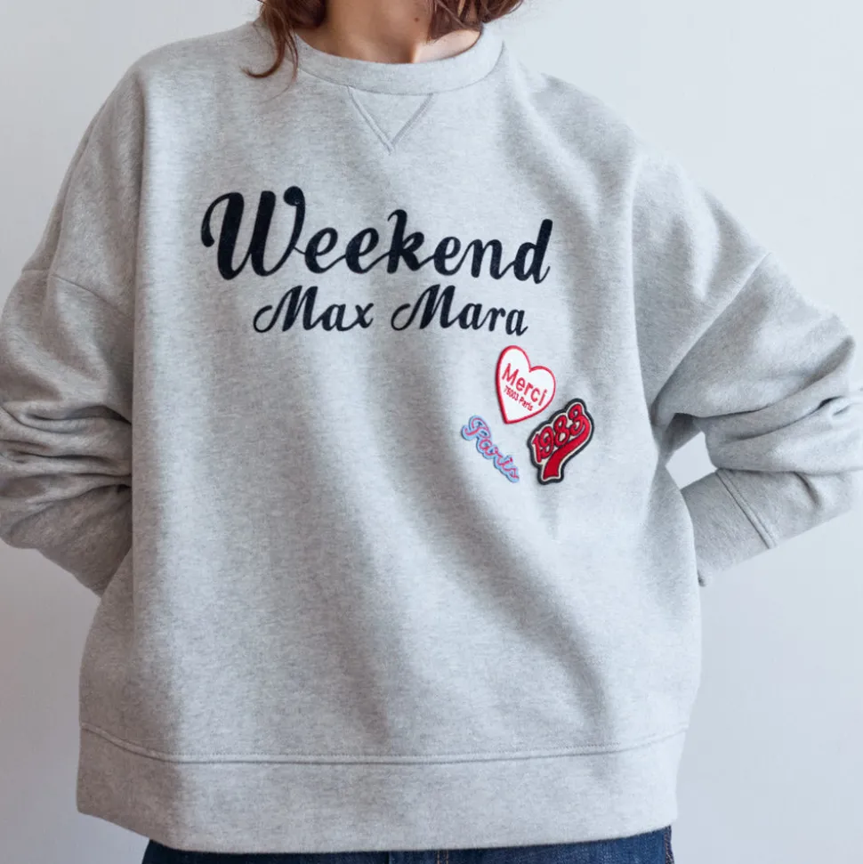Weekend Max Mara - Sweat en coton - Gris