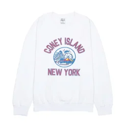 Wild Donkey - Sweat Coney Island - Blanc