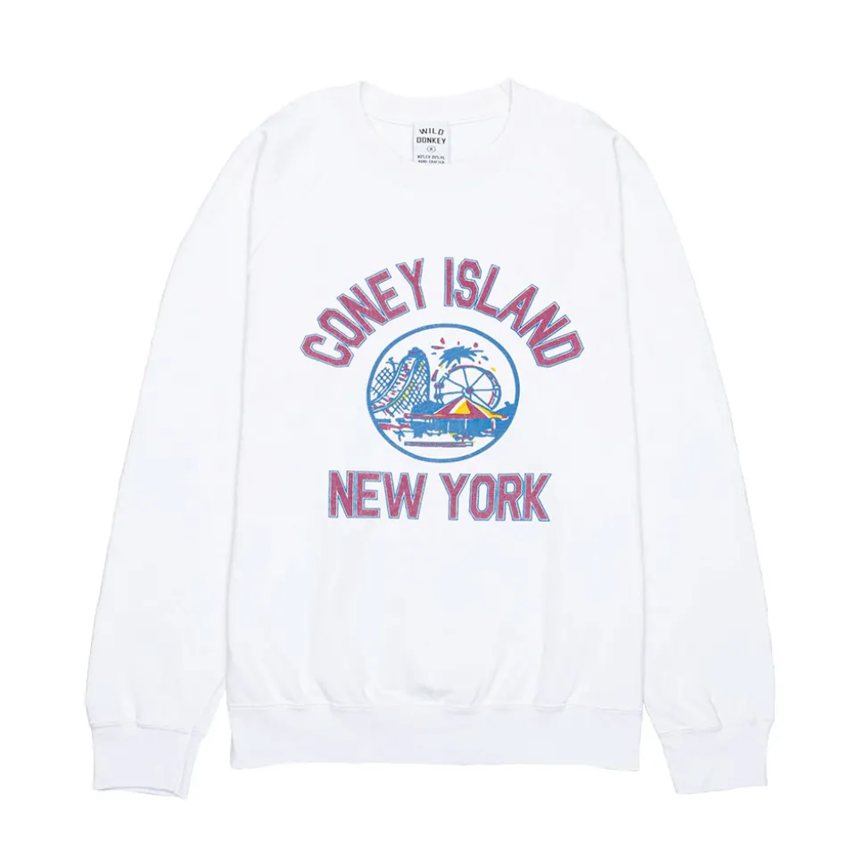 Wild Donkey - Sweat Coney Island - Blanc