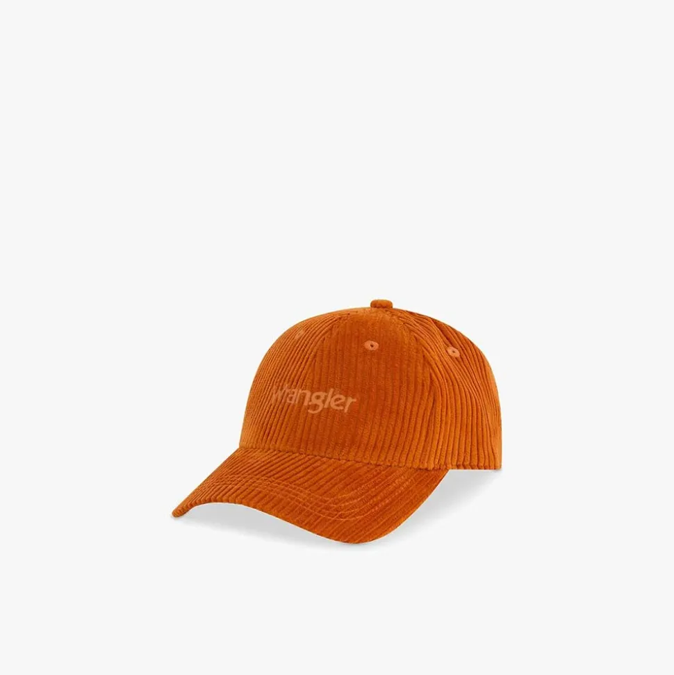 Wrangler - Casquette Corduroy - Orange