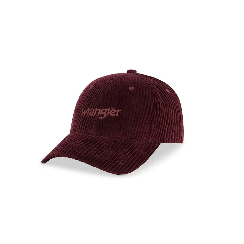 Wrangler - Casquette Corduroy - Bordeaux