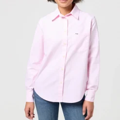 Wrangler - Chemise Rayée - Rose