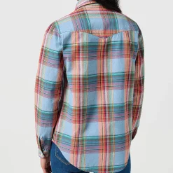 Wrangler - Chemise Western - Bleu