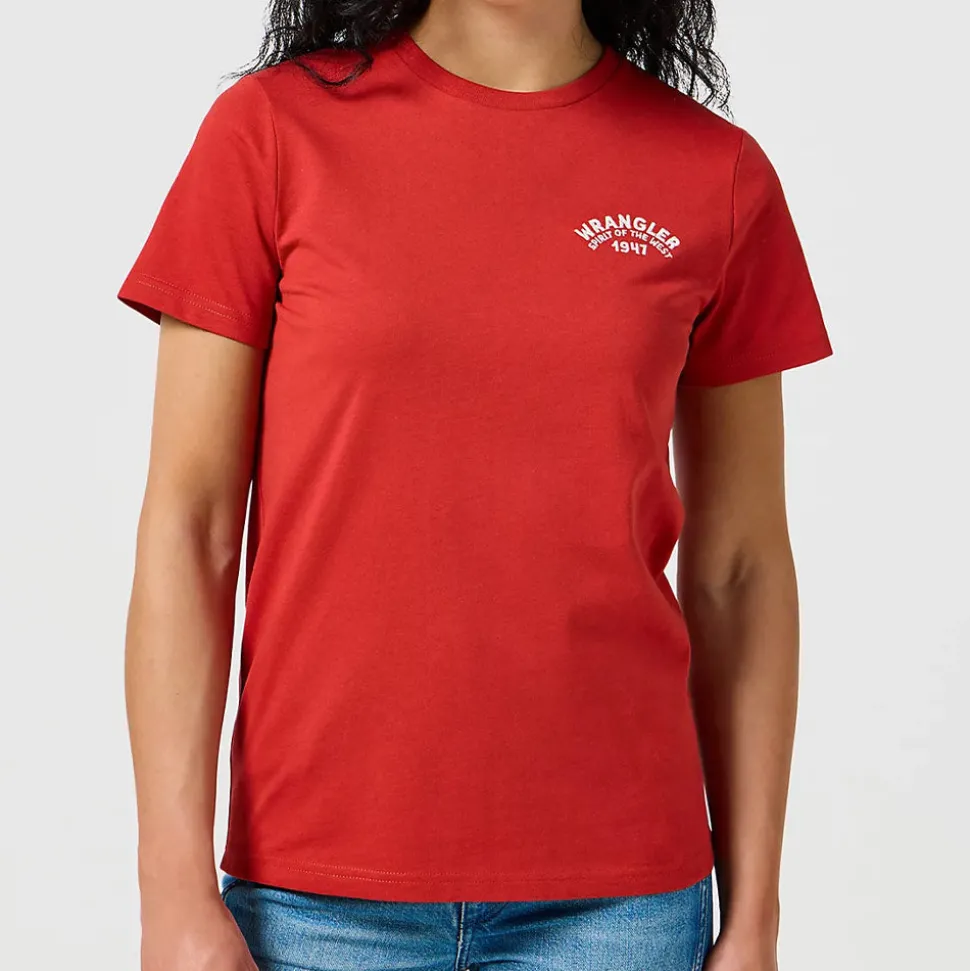 Wrangler - T-Shirt Graphic - Rouge