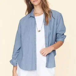 Xirena - Chemise Beau - Dusty Blue