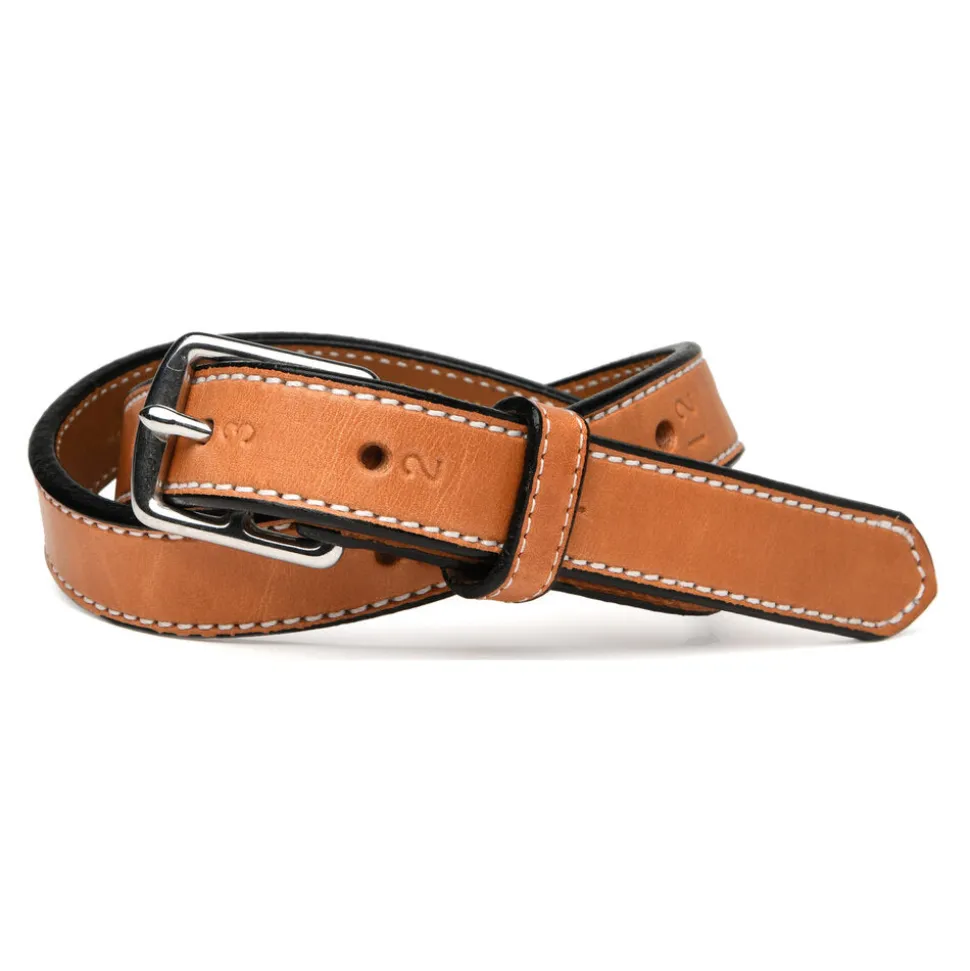 Yuketen - Ceinture en cuir Stirrup - Camel