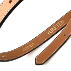 Yuketen - Ceinture en cuir Stirrup - Camel